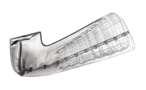 аппарат прессотерапии starvac pulstar psx + 2 манжеты для ноги + манжета на талию фото 4