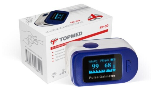пульсоксиметр topmed fp-30 фото 2